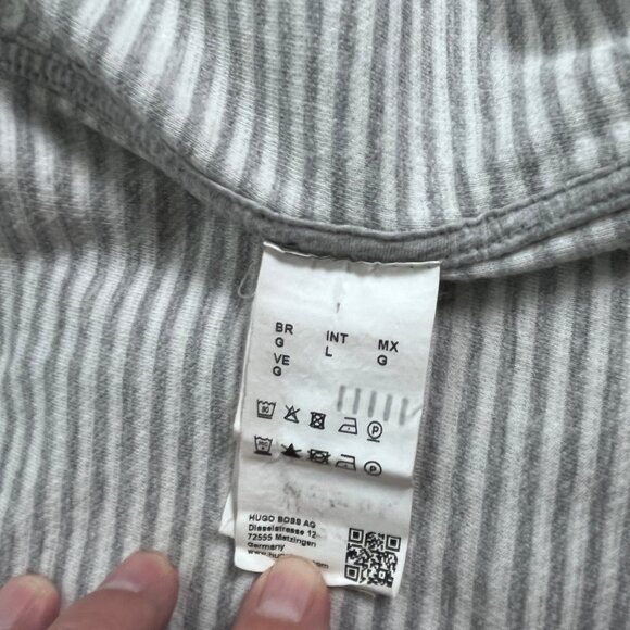 SOLD Hugo Boss Long Sleeve Reversable Light Jacket Size Large - Picture 9 of 11